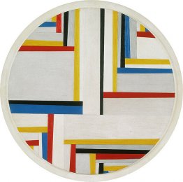 Relationsmålning, Tondo #4 Relationsmålning, Tondo #4