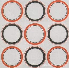 Röd och svart cirkel Röd och svart cirkel