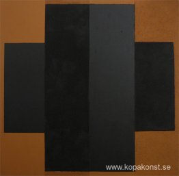 Målning. Svart och brun Målning. Svart och brun