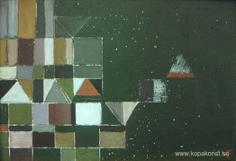 Fyrkantigt Motiv Grön & Lila Fyrkantigt Motiv Grön & Lila