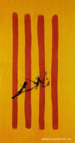 Dalinian Senyera (Kataloniens nationella flagga) Dalinian Senyera (Kataloniens nationella flagga)