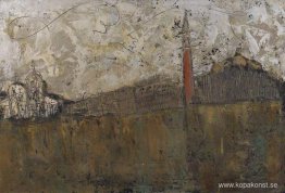 Canal, Venedig (Venedig från Giudecca) Canal, Venedig (Venedig från Giudecca)