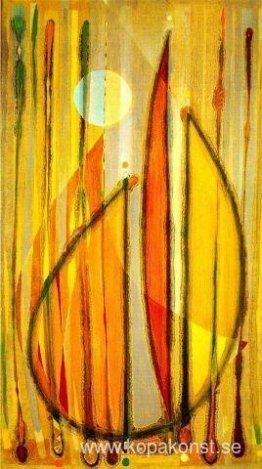 Blommiga former med sol Blommiga former med sol