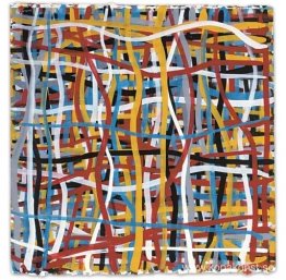 Oregelbundna vertikala och horisontella färgband överlagrade Oregelbundna vertikala och horisontella färgband överlagrade