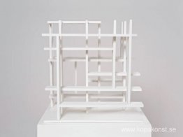 Liten vit skulptur Liten vit skulptur