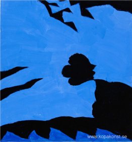 Blå Delfina Blå Delfina