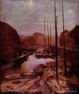Friedrichsgracht i månsken Friedrichsgracht i månsken