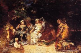 Eleganta kvinnor och cupids Eleganta kvinnor och cupids