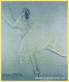 Affisch för "Saison Russe" på Theatre du Chatelet Affisch för "Saison Russe" på Theatre du Chatelet