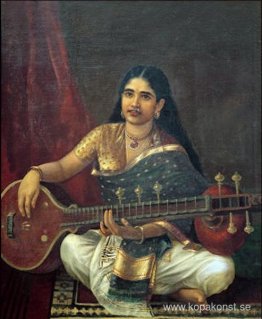 Kvinna med Veena Kvinna med Veena