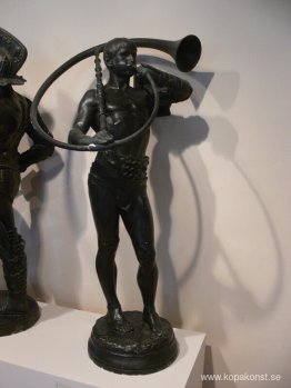 Gladiator som spelar trumpet Gladiator som spelar trumpet