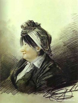 Porträtt av A. M. Lanskaya Porträtt av A. M. Lanskaya