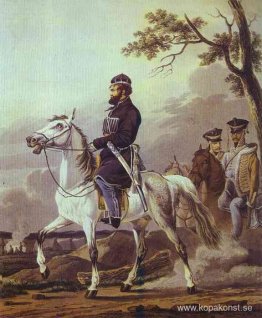 Porträtt av Denis Davydov Porträtt av Denis Davydov
