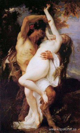 Nymf och Satyr Nymf och Satyr