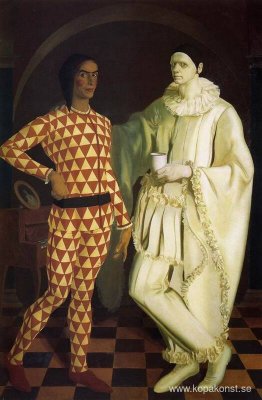 Självporträtt (Harlequin and Pierrot) - med Vasiliy Shukhaev Självporträtt (Harlequin and Pierrot) - med Vasiliy Shukhaev
