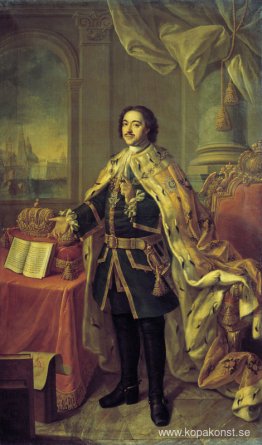 Porträtt av tsar Peter I Porträtt av tsar Peter I