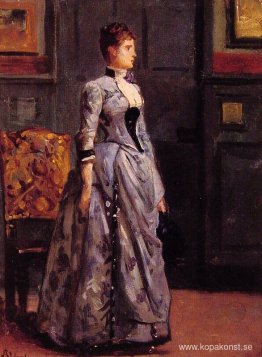 Porträtt av en kvinna i blått Porträtt av en kvinna i blått