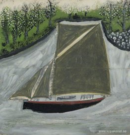 Segelfartyg och fruktträdgård 1937 Segelfartyg och fruktträdgård 1937