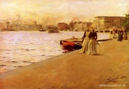 Utsikt från Ship Island-piren Utsikt från Ship Island-piren