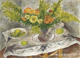 Nature morte de fleurs et fruits Nature morte de fleurs et fruits