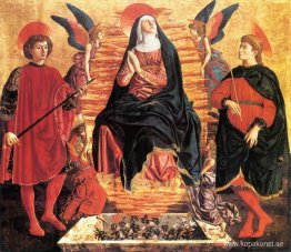 Our Lady of the Assumption med Saints Miniato och Julian Our Lady of the Assumption med Saints Miniato och Julian
