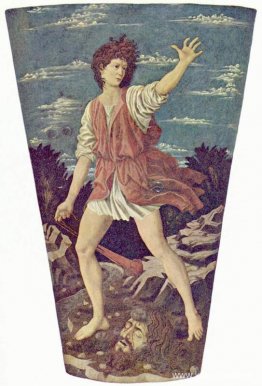 David med Goliats huvud David med Goliats huvud