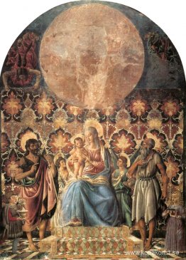 Madonna och barn med heliga Madonna och barn med heliga