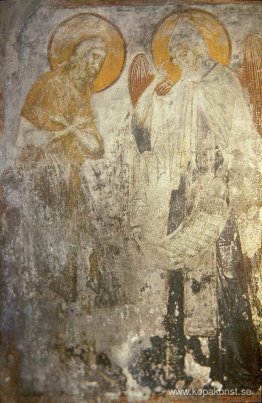 Angel presenterar Monk Pachomius cenobitic monastic charter. Angel presenterar Monk Pachomius cenobitic monastic charter.