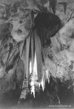 Onyxdraperier i Papoose Room, Carlsbad Caverns Onyxdraperier i Papoose Room, Carlsbad Caverns