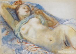 Liggande naken Liggande naken