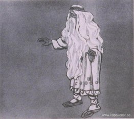 Skiss av kostymer för "Snow Maiden" Skiss av kostymer för "Snow Maiden"