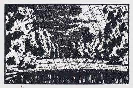 Utsikt över palatset. Regn. Utsikt över palatset. Regn.