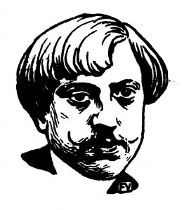 Porträtt av den franske författaren Camille Mauclair Porträtt av den franske författaren Camille Mauclair