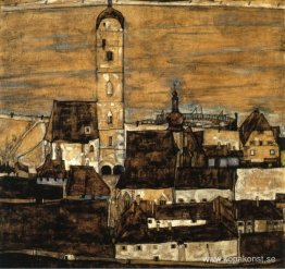 Stein på Donau, sett från Kreuzberg Stein på Donau, sett från Kreuzberg