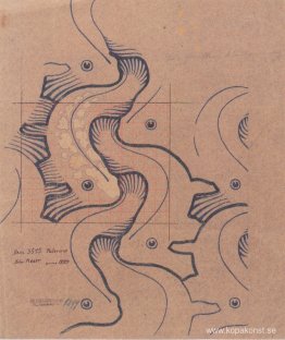 Tygdesign med rörliga vågor för Backhausen Tygdesign med rörliga vågor för Backhausen