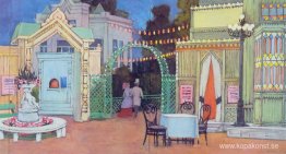 Skiss till pjäsen av Ostrovsky "Mad Money". I Petrovsky Park Skiss till pjäsen av Ostrovsky "Mad Money". I Petrovsky Park