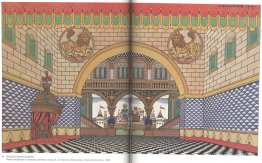 Sketch för operan, Den gyllene tuppen, av Nikolai Rimsky-Korsako Sketch för operan, Den gyllene tuppen, av Nikolai Rimsky-Korsako