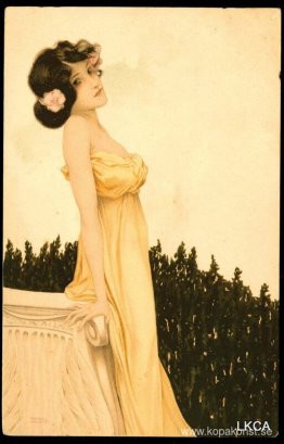 Flickor med blommor vid fötterna Flickor med blommor vid fötterna