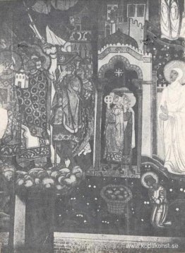 Knästående krigare (Studie av väggmålningar för kapellet i Pskov Knästående krigare (Studie av väggmålningar för kapellet i Pskov