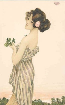 Tjejer med lycka till Tjejer med lycka till