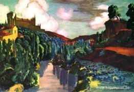 Utsikt över Alcazar. Segovia. Utsikt över Alcazar. Segovia.