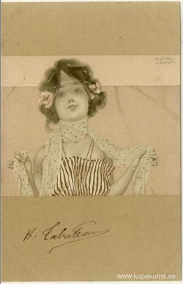 Tjejer mellan brungröna bårder Tjejer mellan brungröna bårder