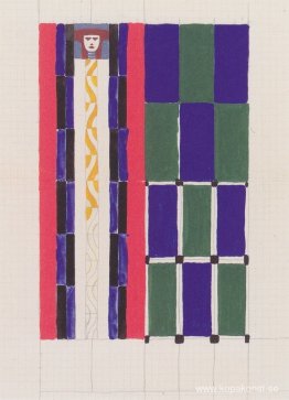 Skiss till en affisch från Wienverkstaden Skiss till en affisch från Wienverkstaden