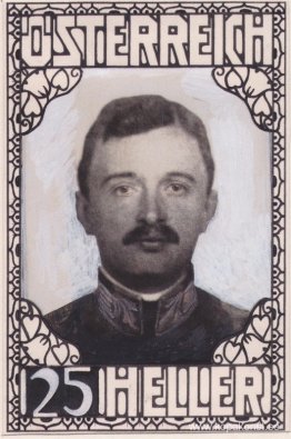 Frimärksdesign för kejsar Karl I (ej accepterad) Frimärksdesign för kejsar Karl I (ej accepterad)