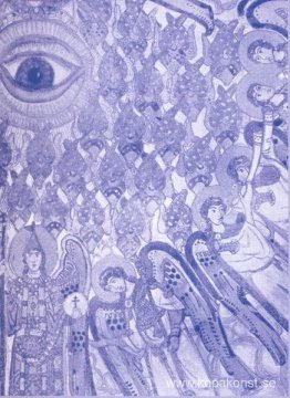 Ärkeängel med fåglar Ärkeängel med fåglar