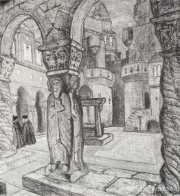 Studie av scendesign för "Princess Maleine" Studie av scendesign för "Princess Maleine"