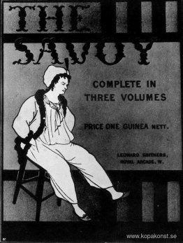 Design för framsidan av "The Savoy: Complete in Three Volumes" Design för framsidan av "The Savoy: Complete in Three Volumes"