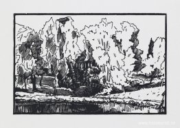 Träd nära "Apollo Colonnade" Träd nära "Apollo Colonnade"