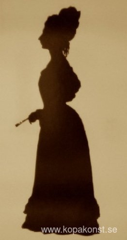 Siluett av Fanny Brawne Siluett av Fanny Brawne
