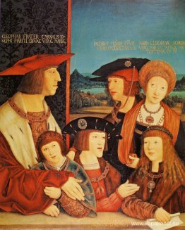 Porträtt av kejsar Maximilian och hans familj Porträtt av kejsar Maximilian och hans familj